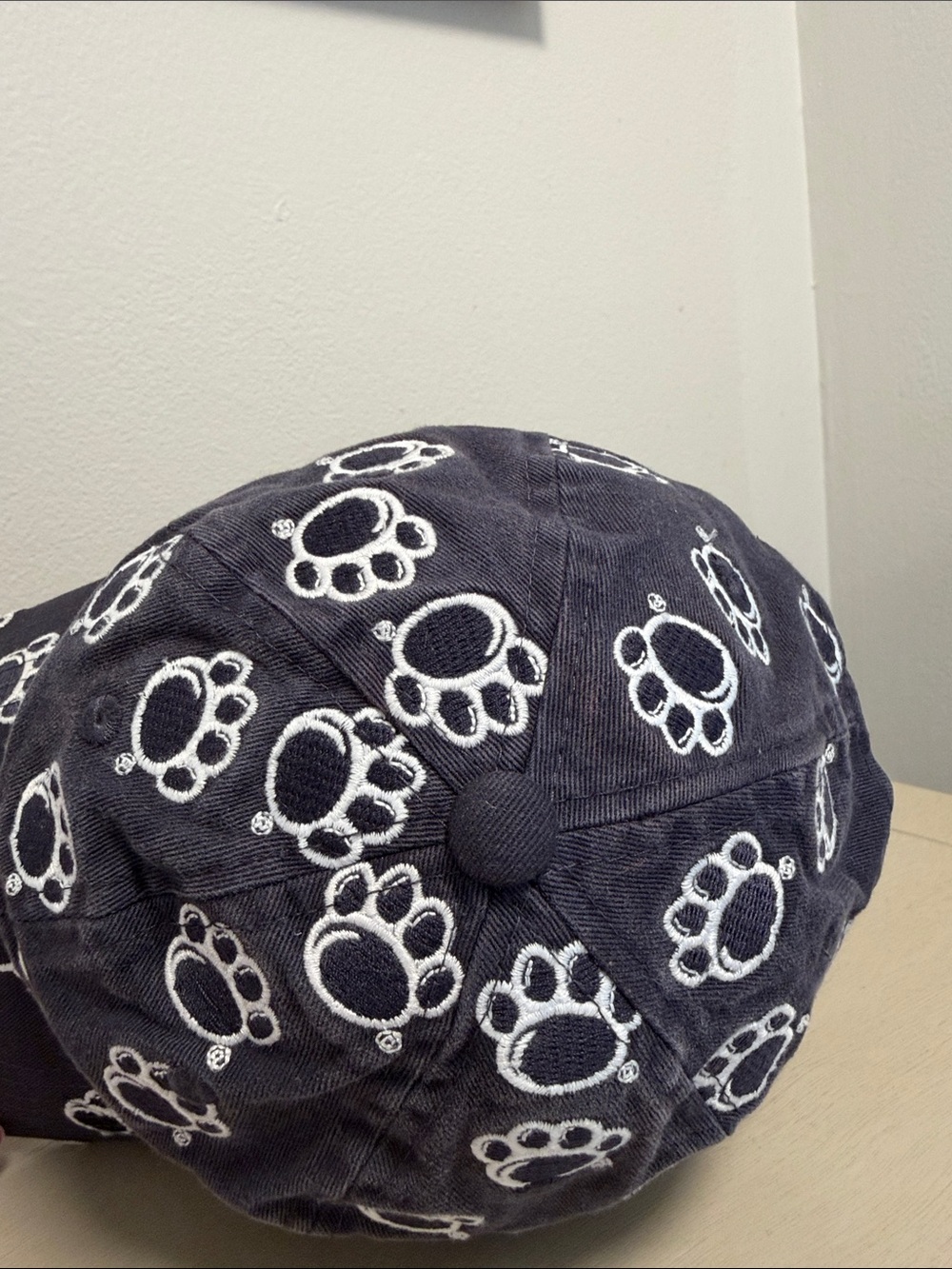 Penn State Nittany Lions All Over Paw Print Dad Hat Zephyr Blue Adjustable Cap - Picture 6 of 9